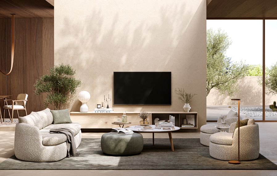 mobiliário, design de interiores, outono, nova estação, natureza, sala de estar. estilo natural, estilo contemporâneo, decoração